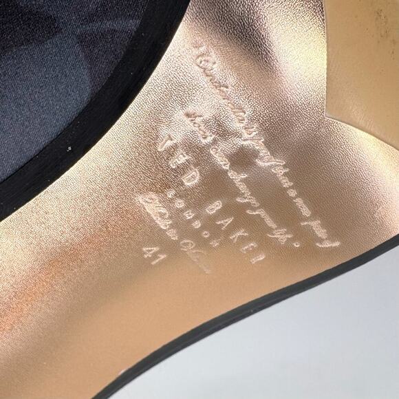 TED BAKER 'Kawaap Chelsea' Floral Satin Pointed-Toe Stiletto Pumps - Picture 8 of 8